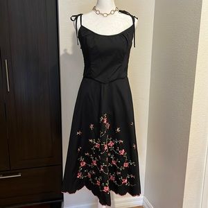 One of a kind black Lura Starr dress